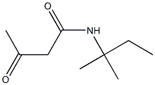 N-(1,1-Dimethylpropyl)acetoacetamide Struktur