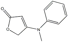 4-(Methylphenylamino)-2(5H)-furanone Struktur