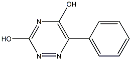 6-Phenyl-1,2,4-triazine-3,5-diol Struktur