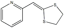 2-(2-Pyridylmethylene)-1,3-dithiolane Struktur