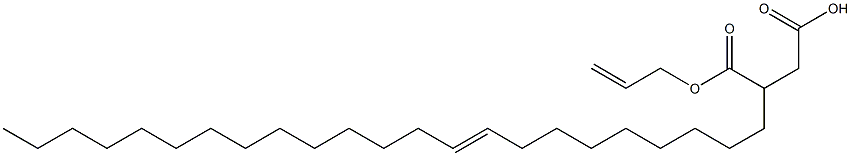 3-(9-Tricosenyl)succinic acid 1-hydrogen 4-allyl ester Struktur