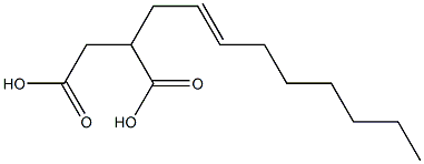 2-(2-Nonenyl)succinic acid Struktur