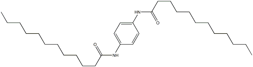 N,N'-Bis(1-oxododecyl)-p-phenylenediamine Struktur