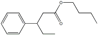 3-Phenylpentanoic acid butyl ester Struktur