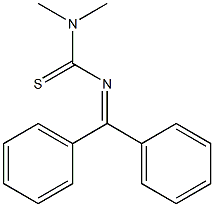 N,N-Dimethyl-N'-diphenylmethylenethiourea Struktur