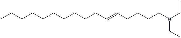 N,N-Diethyl-5-hexadecen-1-amine Struktur