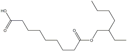 Azelaic acid hydrogen 1-(2-ethylhexyl) ester Struktur