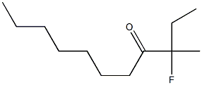 3-Fluoro-3-methyl-4-undecanone Struktur