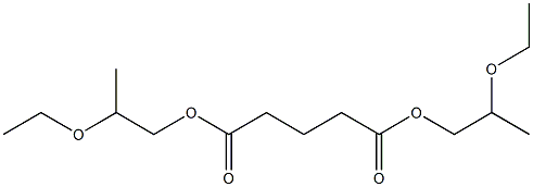 Propane-1,3-dicarboxylic acid bis(2-ethoxypropyl) ester Struktur