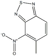 4-Nitro-5-methyl-2,1,3-benzothiadiazole Struktur