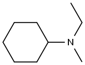 N-Methyl-N-ethylcyclohexaneamine Struktur