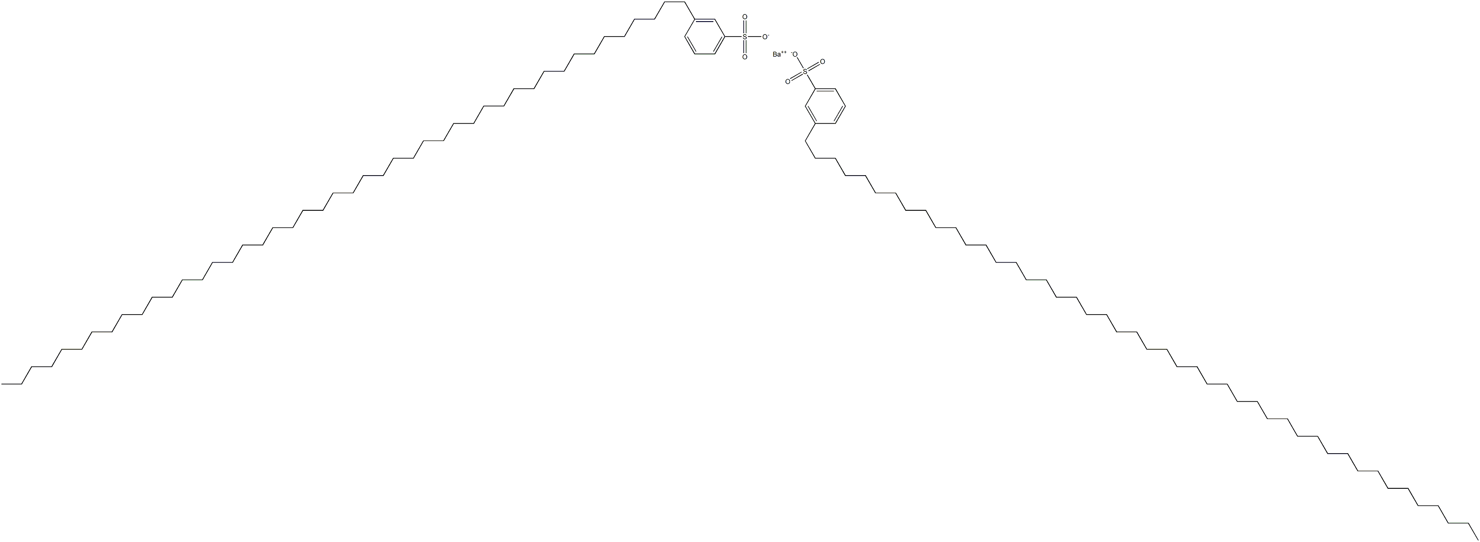 Bis[3-(hexatetracontan-1-yl)benzenesulfonic acid]barium salt Struktur