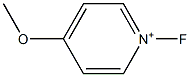 1-Fluoro-4-methoxypyridinium Struktur