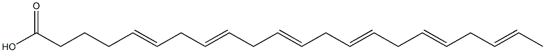 5,8,11,14,17,20-Docosahexaenoic acid Struktur