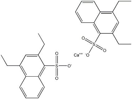 Bis(2,4-diethyl-1-naphthalenesulfonic acid)calcium salt Struktur