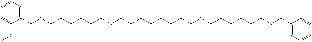 1-(2-Methoxyphenyl)-26-phenyl-2,9,18,25-tetraazahexacosane Struktur