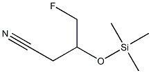 4-Fluoro-3-(trimethylsilyloxy)butyronitrile Struktur