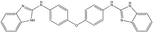 2,2'-[Oxybis(4,1-phenylene)bis(imino)]bis(1H-benzimidazole) Struktur