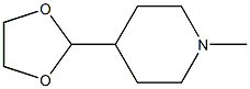 2-(1-Methyl-4-piperidyl)-1,3-dioxolane Struktur