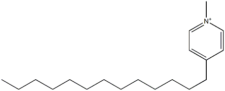 1-Methyl-4-tridecylpyridinium Struktur