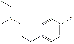 N,N-Diethyl-2-(4-chlorophenylthio)ethanamine Struktur