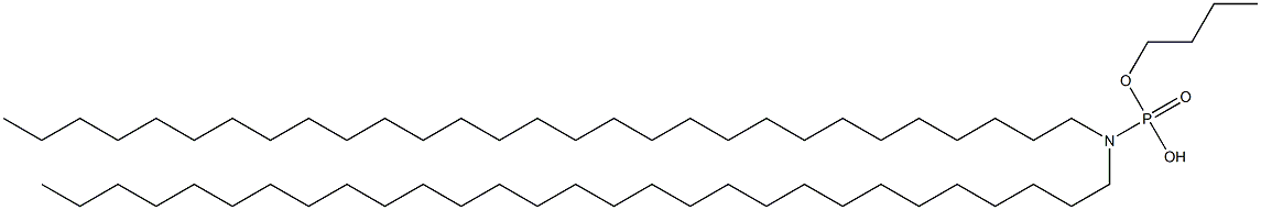 N,N-Dinonacosylamidophosphoric acid hydrogen butyl ester Struktur