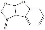 2,3,3a,8a-Tetrahydrofuro[2,3-b]benzofuran-3-one Struktur