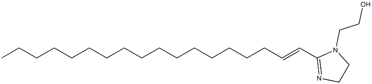 2-(1-Octadecenyl)-2-imidazoline-1-ethanol Struktur