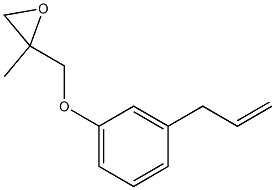 3-(2-Propenyl)phenyl 2-methylglycidyl ether Struktur