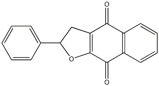 2-Phenyl-2,3-dihydronaphtho[2,3-b]furan-4,9-dione Struktur