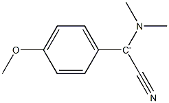 (4-Methoxyphenyl)(dimethylamino)cyanomethanide Struktur