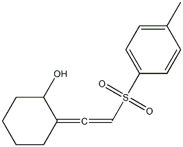 2-[2-(4-Methylphenylsulfonyl)ethenylidene]cyclohexanol Struktur