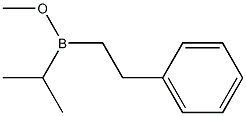 (2-Phenylethyl)isopropyl(methoxy)borane Struktur