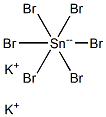 Potassium hexabromostannate(IV) Struktur