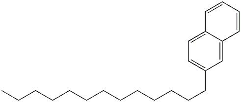 2-Tridecylnaphthalene Struktur