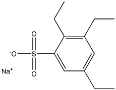 2,3,5-Triethylbenzenesulfonic acid sodium salt Struktur