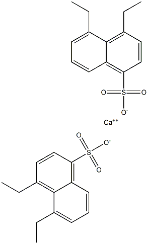 Bis(4,5-diethyl-1-naphthalenesulfonic acid)calcium salt Struktur