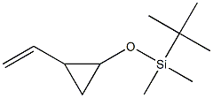 1-(tert-Butyldimethylsilyloxy)-2-ethenylcyclopropane Struktur