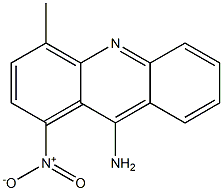 4-Methyl-9-amino-1-nitroacridine Struktur