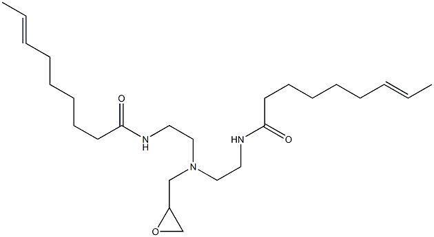 N,N'-[(Oxiran-2-ylmethylimino)bis(2,1-ethanediyl)]bis(7-nonenamide) Struktur