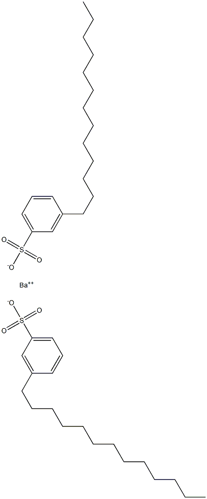 Bis(3-tridecylbenzenesulfonic acid)barium salt Struktur