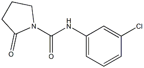 2-Oxo-N-(3-chlorophenyl)pyrrolidine-1-carboxamide Struktur