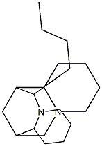 6-Butyldodecahydro-7,14-methano-2H,6H-dipyrido[1,2-a:1',2'-e][1,5]diazocine Struktur