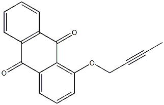 1-(2-Butynyloxy)anthraquinone Struktur