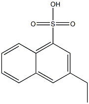 3-Ethyl-1-naphthalenesulfonic acid Struktur