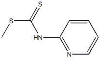 N-(2-Pyridyl)dithiocarbamic acid methyl ester Struktur