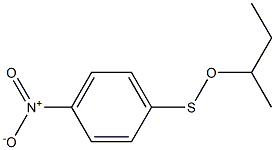 4-NitrobenzeneSulfenic acid (1-methylpropyl) ester Struktur