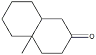 1,4,4a,5,6,7,8,8a-Octahydro-4a-methylnaphthalen-2(3H)-one Struktur