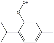 p-Mentha-1,3-dien-5-yl hydroperoxide Struktur