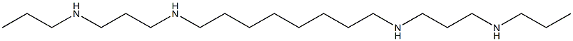 N,N'-Bis(3-propylaminopropyl)-1,8-octanediamine Struktur